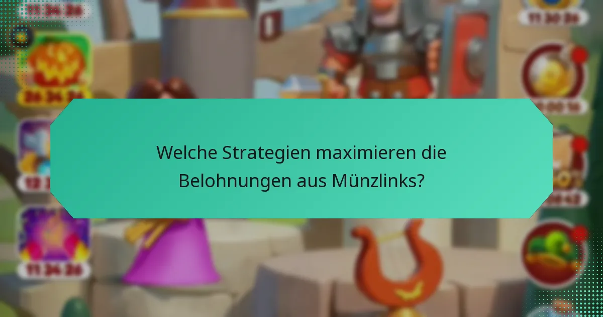 Welche Strategien maximieren die Belohnungen aus Münzlinks?